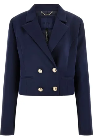 Guess Dames, Jassen, Blauw, Maat: L Poliester
