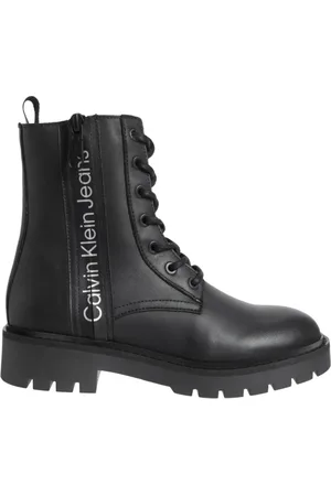 Calvin Klein Dames, Schoenen, Zwart, Maat: 39 EU Leer