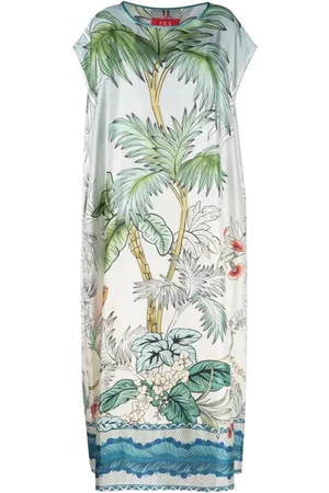 F.R.S For Restless Sleepers Dames, Jurken, Blauw, Maat: S