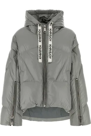 Khrisjoy Dames, Jassen, Grijs, Maat: XS Nylon