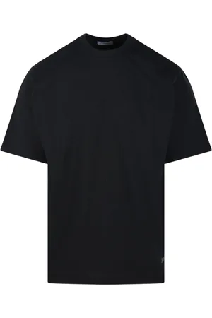 AMISH Heren, Tops, Zwart, Maat: M Katoen