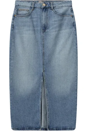 Mos Mosh Dames, Rokken, Blauw, Maat: W32 Denim