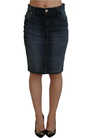 Fiorucci Dames, Rokken, Blauw, Maat: XS Denim