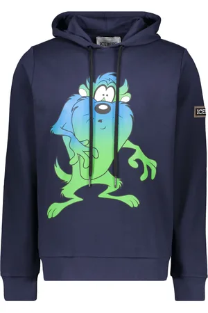 Iceberg Heren, Sweatshirts & Hoodies, Blauw, Maat: XL Katoen