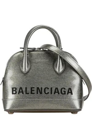 Balenciaga Dames, Pre-owned, Grijs, Maat: ONE Size Leer