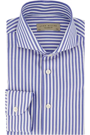 john miller Heren, Overhemden, Blauw, Maat: 3XL Katoen