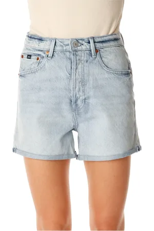 Denham Dames, Korte broeken, Blauw, Maat: W29 Denim