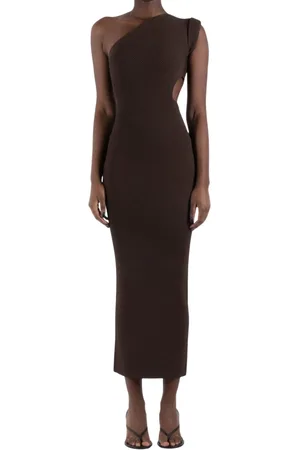 Max Mara Dames, Jurken, Bruin, Maat: M Viscose