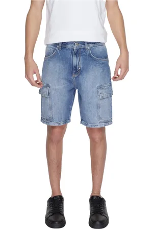 Antony Morato Heren, Korte broeken, Blauw, Maat: W34 Katoen