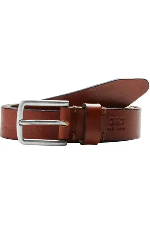 JACK & JONES Heren, Accessoires, Bruin, Maat: 90 CM Leer