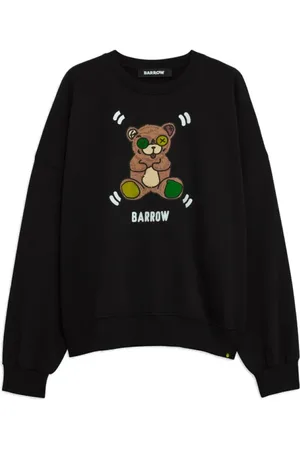 BARROW Unisex, Sweatshirts & Hoodies, Zwart, Maat: M Katoen