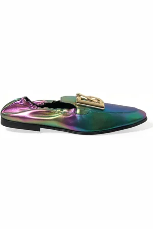 Dolce & Gabbana Heren, Schoenen, Veelkleurig, Maat: 43 EU Leer