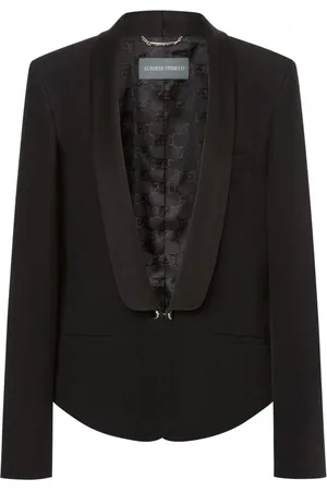 Alberta Ferretti Dames, Jassen, Zwart, Maat: L Viscose