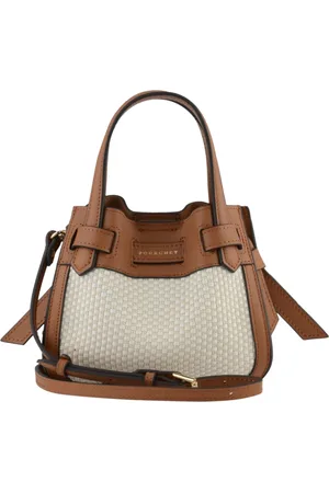Pourchet Paris Dames, Tassen, Bruin, Maat: ONE Size