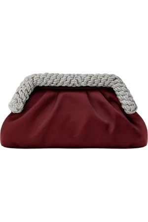 Hibourama Dames, Tassen, Rood, Maat: ONE Size Satijn