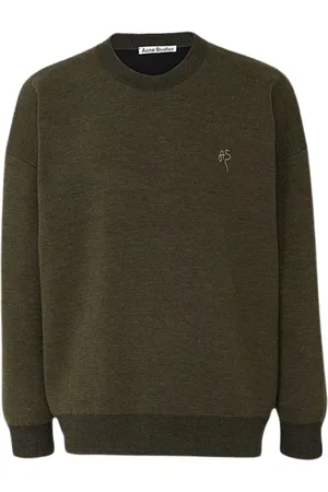 Acne Studios Heren, Truien, Groen, Maat: M Katoen