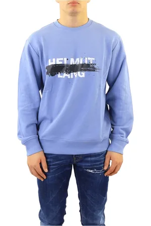 Helmut Lang Heren, Sweatshirts & Hoodies, Blauw, Maat: S