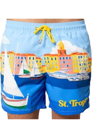 MC2 SAINT BARTH Heren, Badkleding, Veelkleurig, Maat: S Poliester