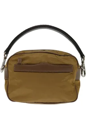 Prada Dames, Pre-owned, Bruin, Maat: ONE Size Nylon