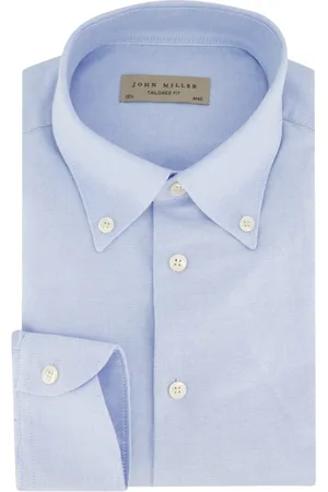 john miller Heren, Overhemden, Blauw, Maat: XL Katoen
