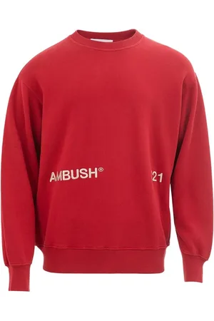 AMBUSH Heren, Sweatshirts & Hoodies, Rood, Maat: L Katoen