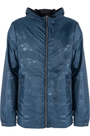 Geox Heren, Jassen, Blauw, Maat: 2XL Poliester