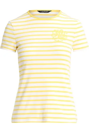 Ralph Lauren Dames, Tops, Geel, Maat: M Katoen