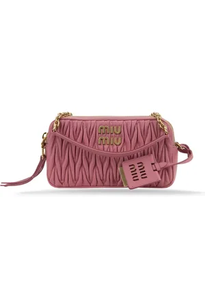 Miu Miu Dames, Tassen, Roze, Maat: ONE Size Leer