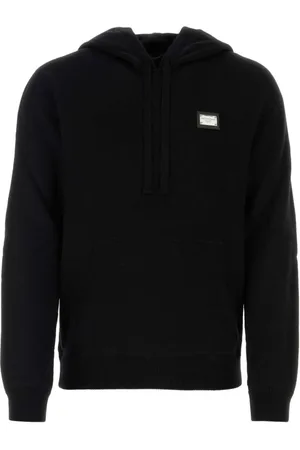 Dolce & Gabbana Heren, Sweatshirts & Hoodies, Zwart, Maat: M Wol