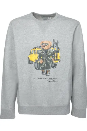 Ralph Lauren Heren, Sweatshirts & Hoodies, Grijs, Maat: L Katoen