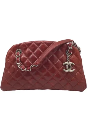 CHANEL Dames, Pre-owned, Rood, Maat: ONE Size Leer