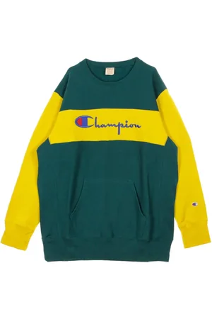 Champion Heren, Sweatshirts & Hoodies, Groen, Maat: XL