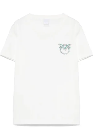 Pinko Dames, Tops, Wit, Maat: S Katoen