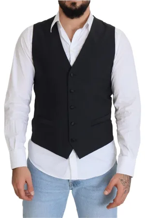 Dolce & Gabbana Heren, Pakken, Zwart, Maat: L Wol