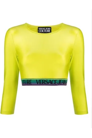 VERSACE Dames, Tops, Groen, Maat: XS