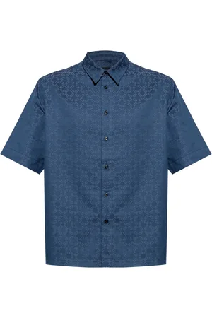 Givenchy Heren, Overhemden, Blauw, Maat: S Denim