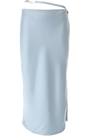 Karl Lagerfeld Dames, Rokken, Blauw, Maat: XS Satijn