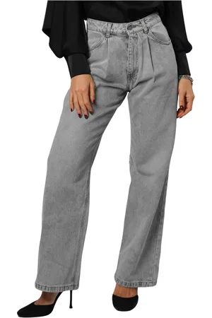 H2O Dames, Jeans, Grijs, Maat: W30 Katoen