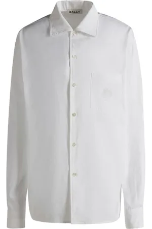 Bally Dames, Blouses & Shirts, Wit, Maat: S Katoen