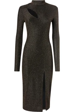 Roberto Cavalli Dames, Jurken, Bruin, Maat: M