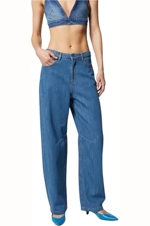 Silvian Heach Dames, Jeans, Blauw, Maat: W27 Katoen