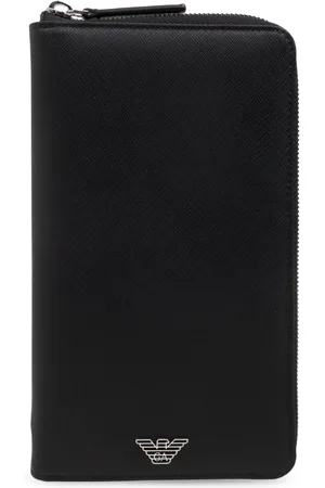 Emporio Armani Heren, Accessoires, Zwart, Maat: ONE Size Leer