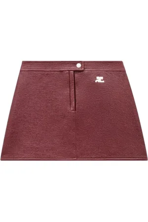 Courrèges Dames, Rokken, Rood, Maat: XS Katoen