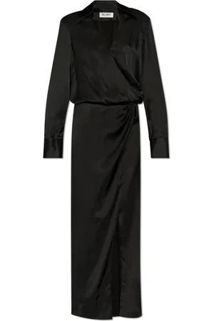 The Attico Dames, Jurken, Zwart, Maat: S Viscose