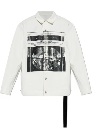 Rick Owens Heren, Jassen, Wit, Maat: S Denim