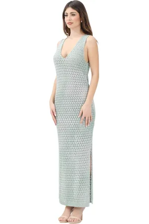 AKEP Dames, Jurken, Groen, Maat: M Viscose