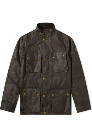 Belstaff Heren, Jassen, Groen, Maat: L Katoen