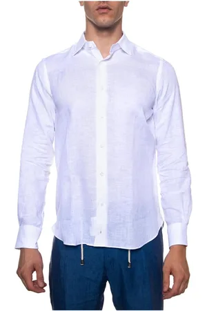Carrel Heren, Overhemden, Wit, Maat: 6XL Linnen
