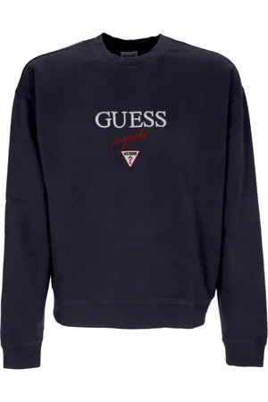 Guess Heren, Sweatshirts & Hoodies, Zwart, Maat: L Katoen
