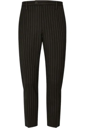 Dolce & Gabbana Heren, Broeken, Zwart, Maat: L Wol